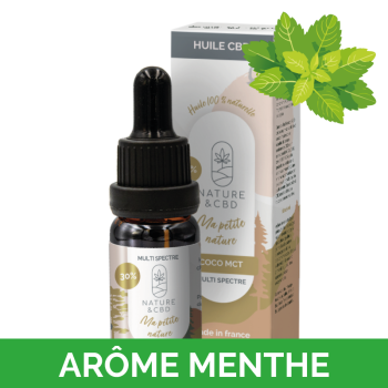 Huile CBD coco 30% menthe -...