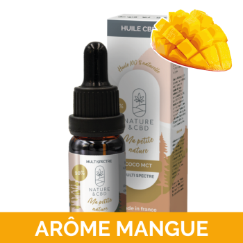 Huile CBD coco 10% mangue -...