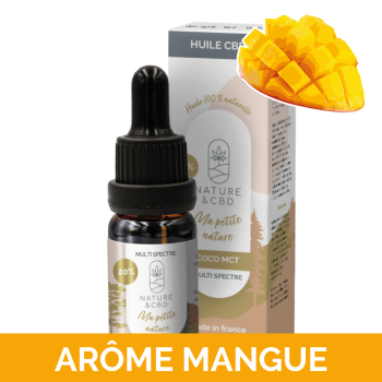 Huile CBD coco 20% mangue -...