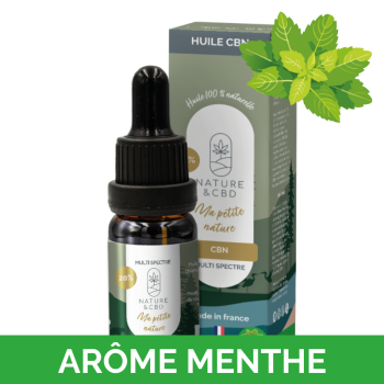 Huile CBN 20% menthe - Ma...