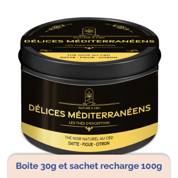 Thé Noir Naturel au CBD...