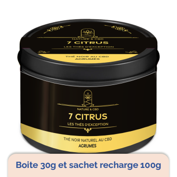 Thé Noir Naturel au CBD 7...